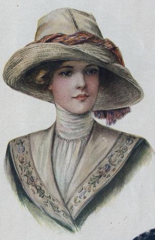 1912 woman's hat