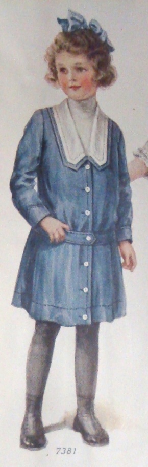 1913 girl's dress